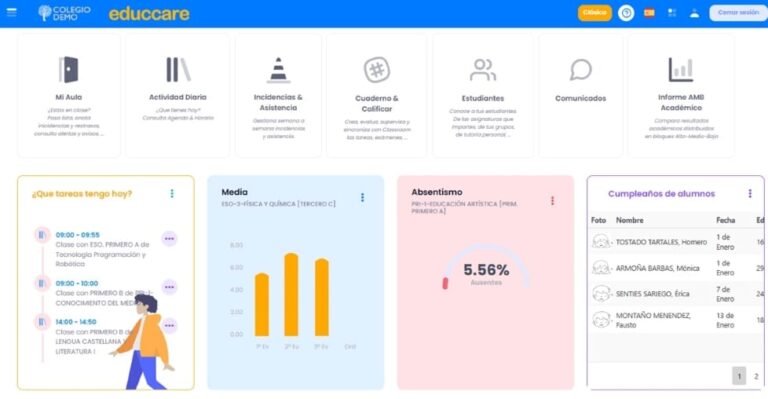 Educcare Gestión integral de centros académicos