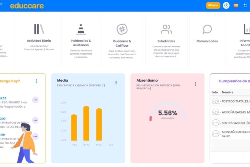 ¿Listo para simplificar la gestión académica? Descubre Educcare Educcare Gestión integral de centros académicos
