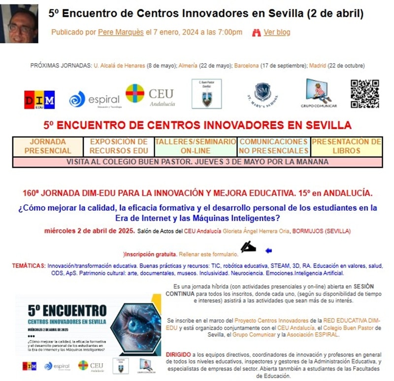 5º Encuentro de Centros Innovadores en Sevilla