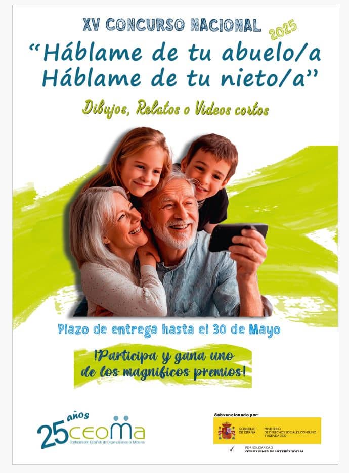 concurso Háblame de tu abuelo/a, Háblame de tu nieto/a