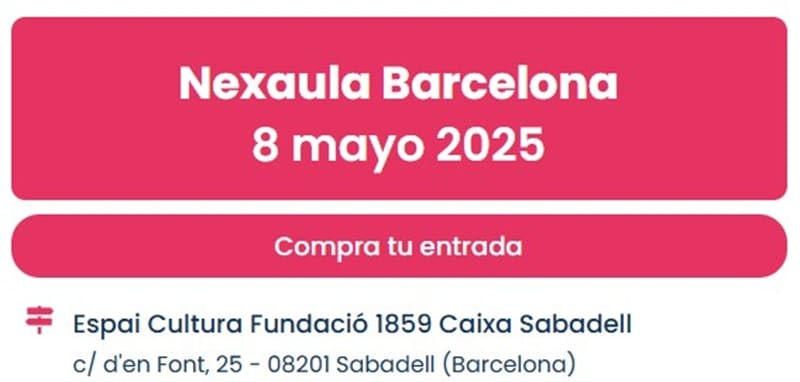 nexaula barcelona eventos educativos de mayo de 2025
