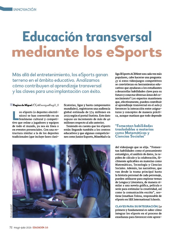 Educación transversal mediante los eSports
