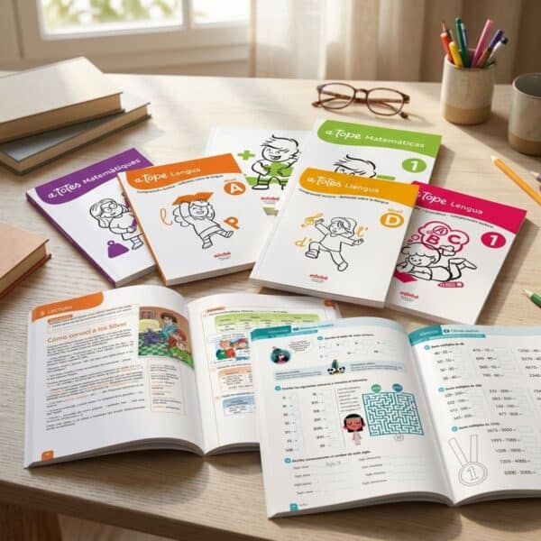 Cuadernos A TOPE cuadernos de repaso para verano