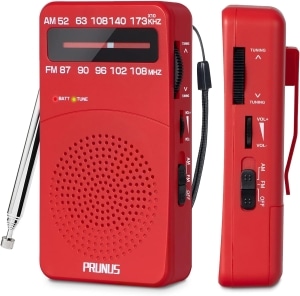 Prunus J-166 radios portátiles a pilas