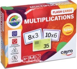 cayro flash cards multiplicación