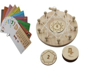 tabla círculo madera