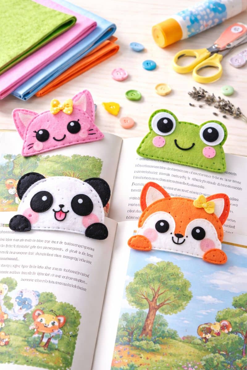 Marcapáginas de animalitos