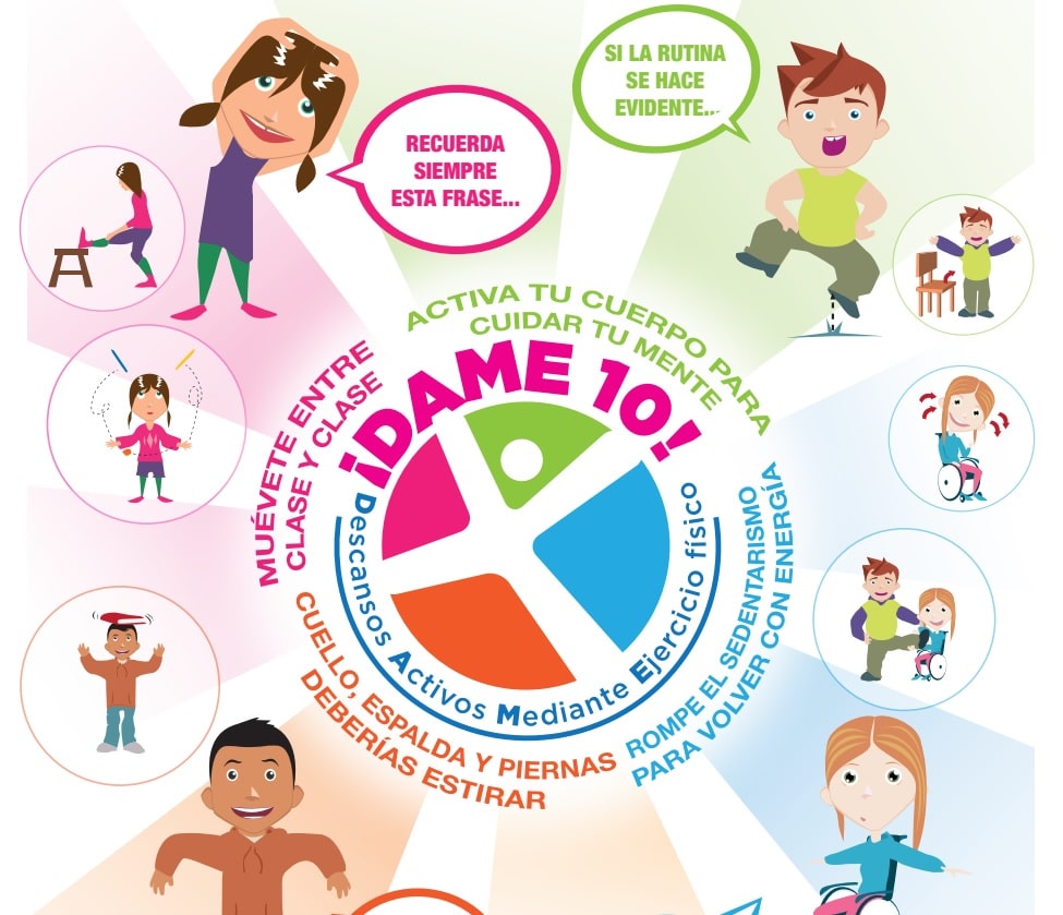 Dame 10 descansos activos Semana de la Salud