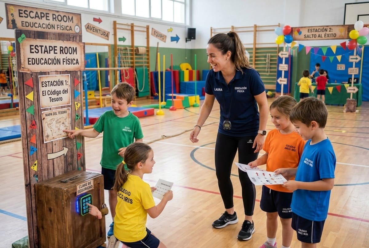 escape room en educación física