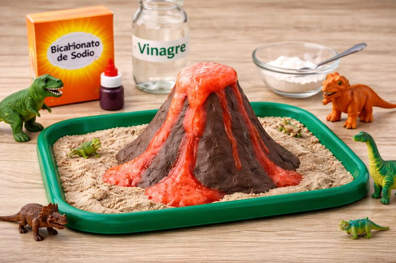 Mini volcán prehistórico