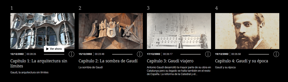 serie documental gaudí