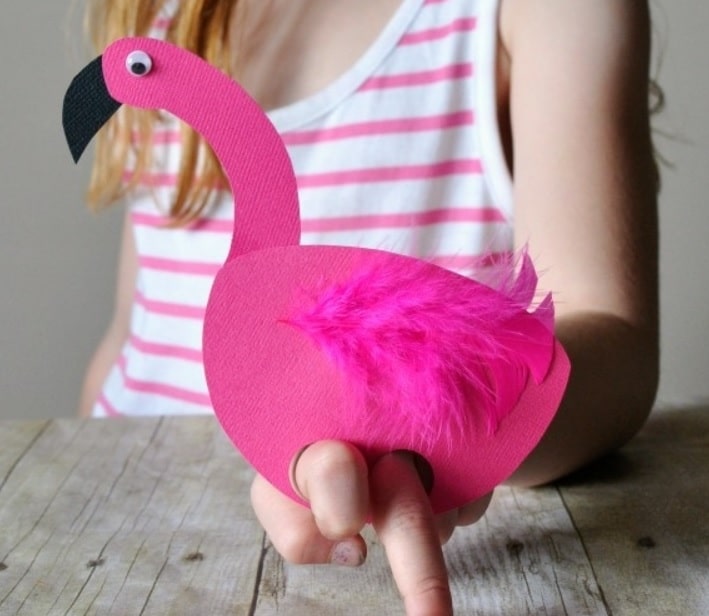 manualidades de animales flamenco