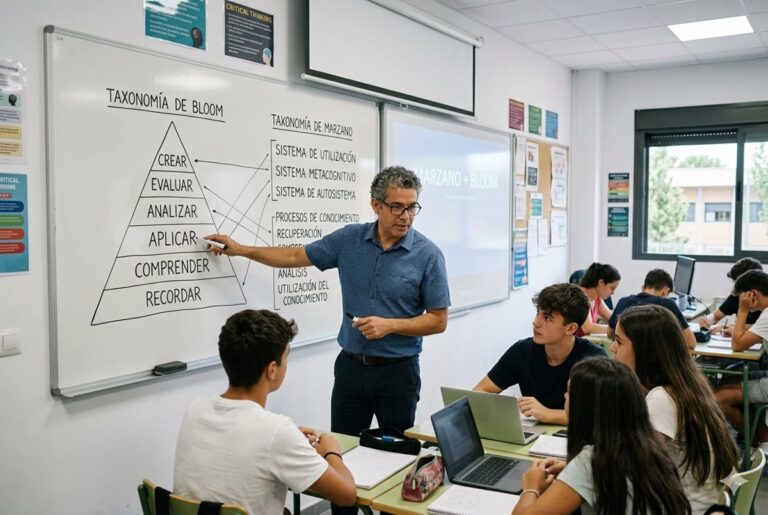 diferencias taxonomía de Bloom y Marzano