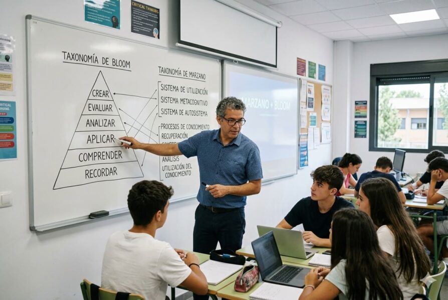 diferencias taxonomía de Bloom y Marzano