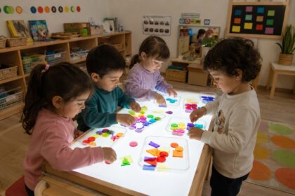 mesas de luz en infantil