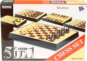 juego 5 en 1 ajedrez