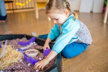 Tuff tray en infantil