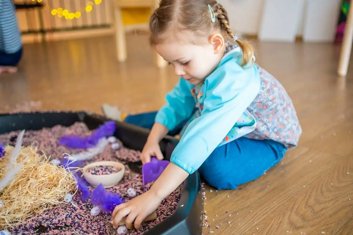 Tuff tray en infantil