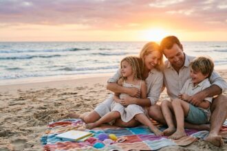 Autocuidado en familia, cómo reducir el estrés en vacaciones y disfrutar de verdad con niños
