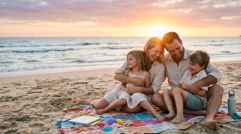 Autocuidado en familia, cómo reducir el estrés en vacaciones y disfrutar de verdad con niños