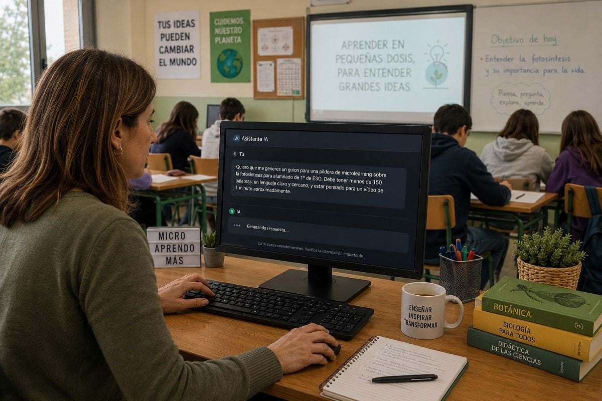 crear píldoras de microlearning con ayuda de la IA guion