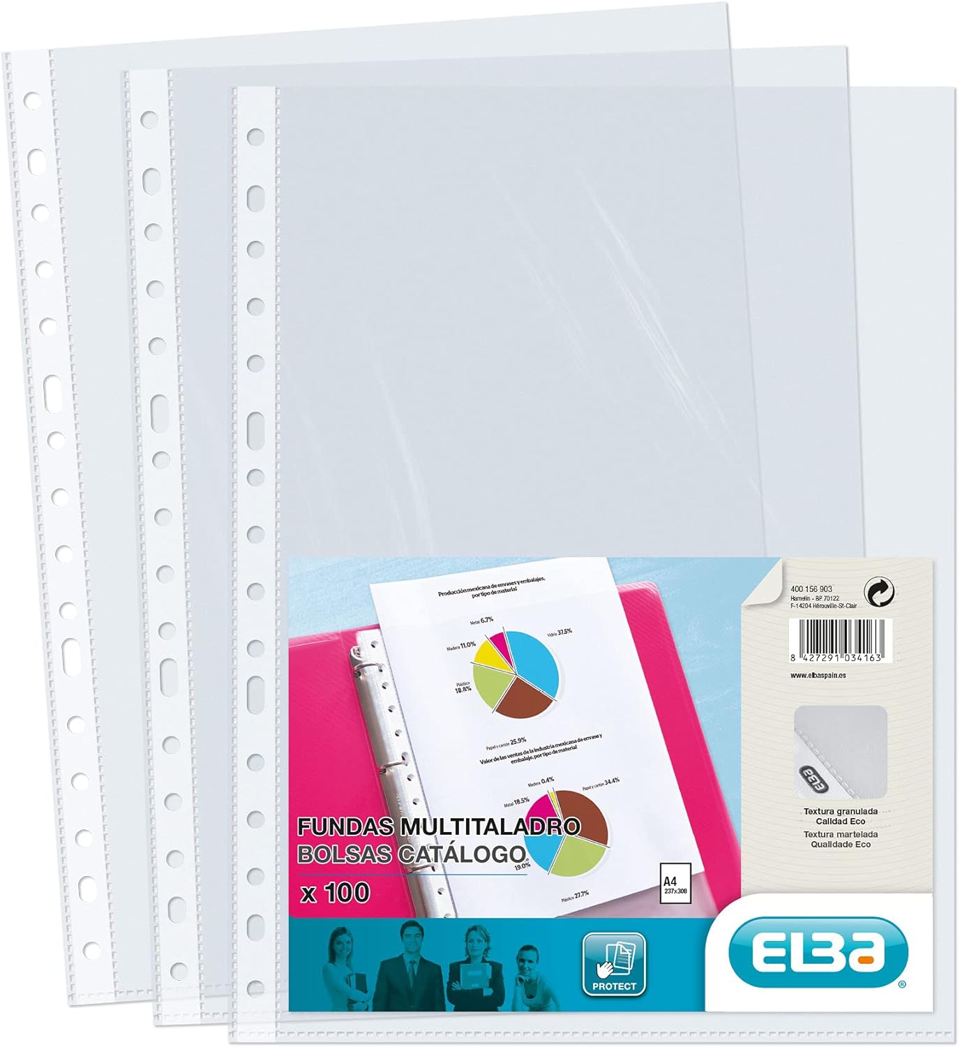 fundas transparentes Elba material escolar barato