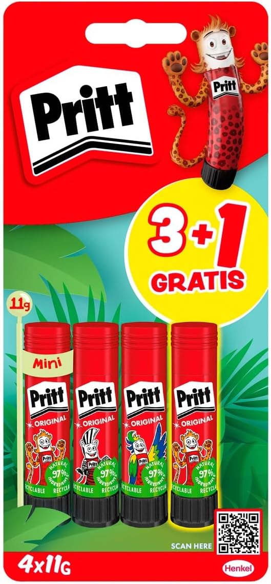 pegamento Pritt material escolar barato