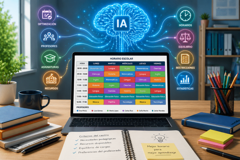 Cómo crear un buen horario escolar con ayuda de la IA