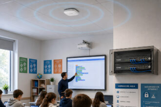 red WiFi segura para colegios