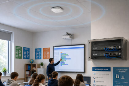 red WiFi segura para colegios