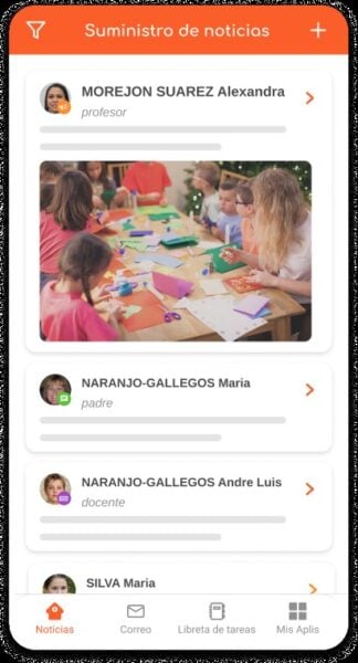 Comunicación con las familias