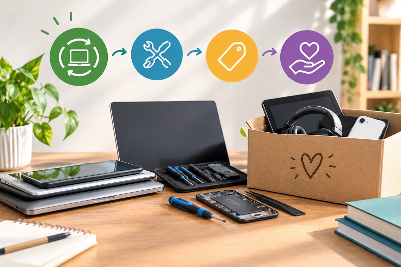 segunda vida a dispositivos tecnológicos