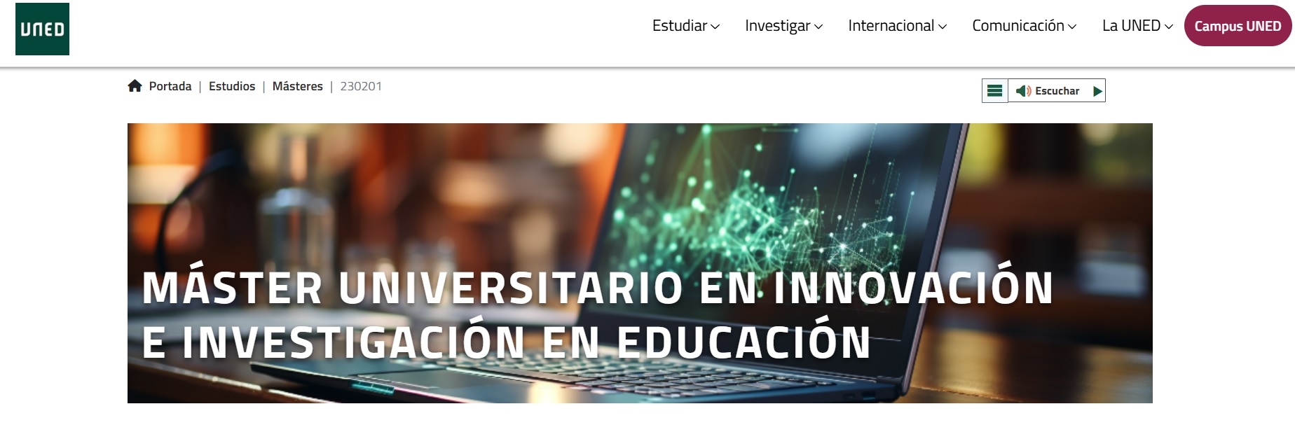 máster universitario en innovación e investigación UNED los mejores cursos y másteres para docentes