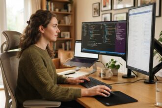 monitores verticales