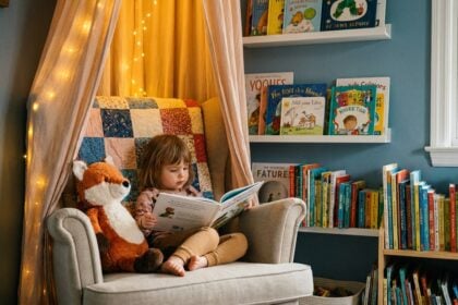 rincón de lectura para niños