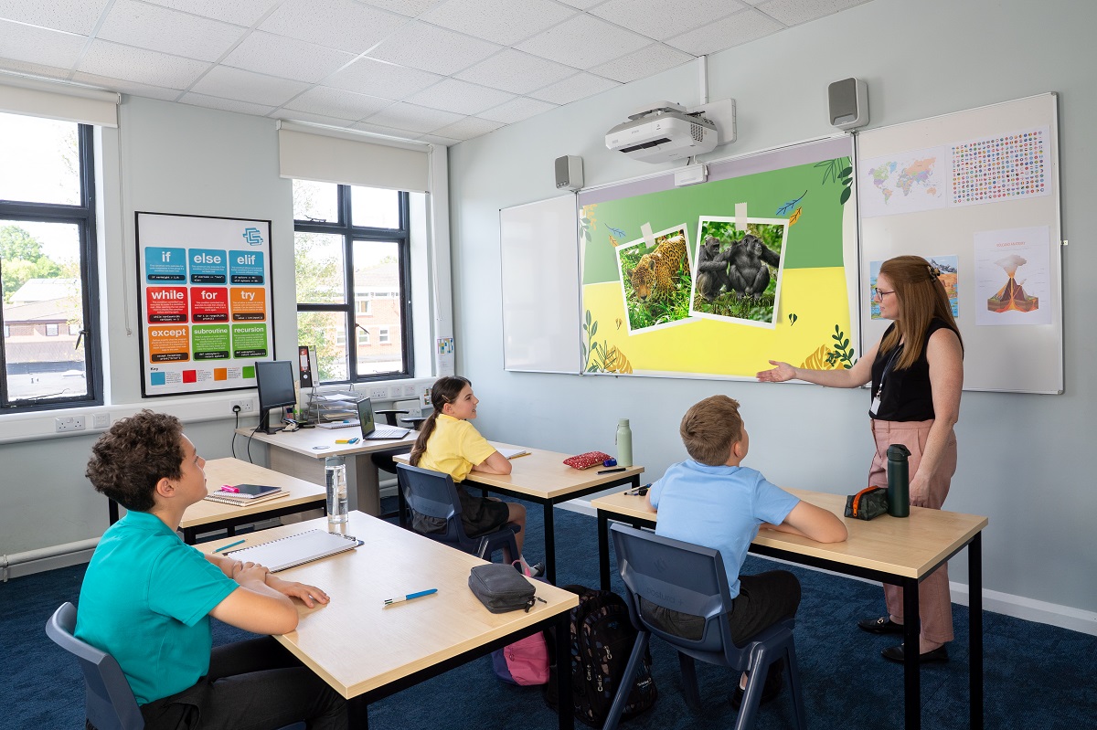 proyección en el aula Epson